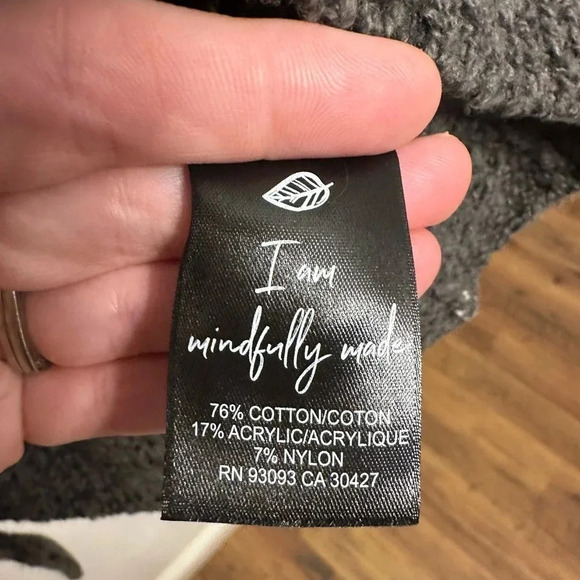 Nic & Zoe NWT’s warm ember rib knit Colorblock cardigan. Size 1X - Picture 9 of 9